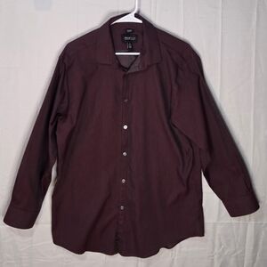 Kenneth Cole Awareness Burgundy Slim Fit Elevated Basics Quiet Luxury